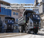 İş Makinası - SANY’DEN AS ÇİMENTO’YA 6 ADET ELEKTRİKLİ KAYA KAMYONU TESLİMATI Forum Makina